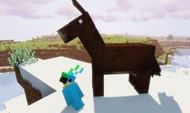 Shown: A Mule and his Parrot friend (Image via Minecraft